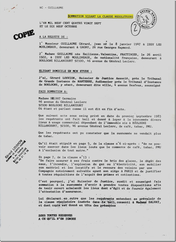 sommation_visant_la_clause_ résolutoire_du_bail_19-10-1987