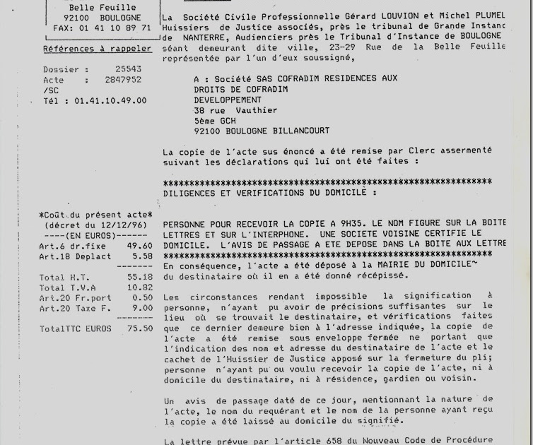 Itératif Commandement Aux Fins De Saisie Vente