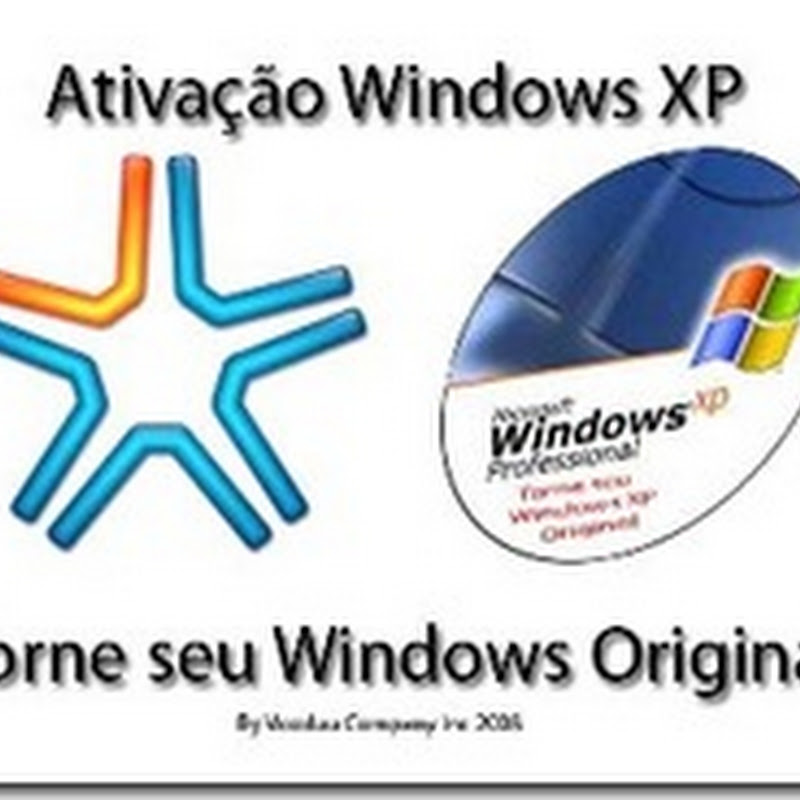 Ativar o Windows XP sem programas