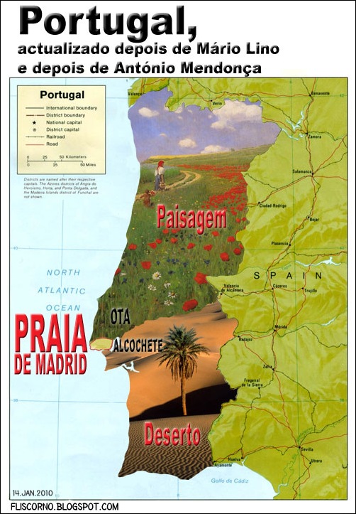 a praia e o deserto