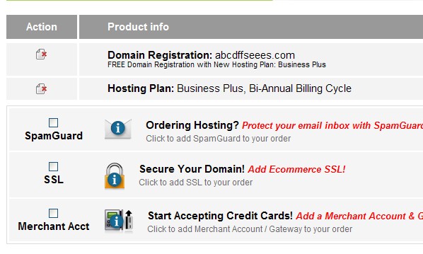 IXWebHosting申込方法step4 IXWebHosting申込方法step4