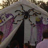The 1st grade class haunted house.