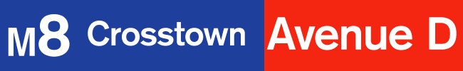 M8: Crosstown: Avenue D.