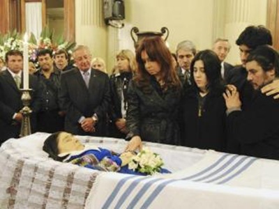 La presidenta Cristina Kirchner asisti&oacute; a la despedida