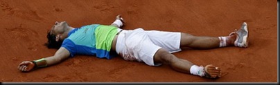 Nadal celebra su quinto Roland Garros