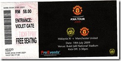 MU Asia Tour 2009 Ticket