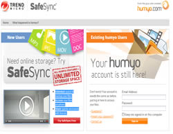 Humyo Online Backup Data Storage