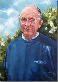 Portrait (oil) of Richard Dain