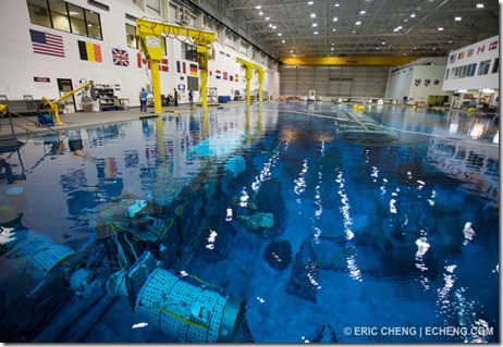 The NASA Neutral Buoyancy Lab in Houston, Texas