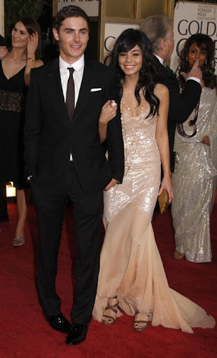 Zac Efron And Vanessa Hudgens Golden Globes. fotos, disfrútenlas. Zac
