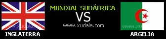 Inglaterra vs Argelia