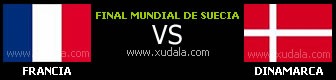 Francia vs Dinamarca