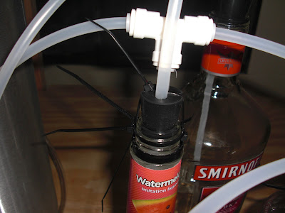 Zip tie hold down cork