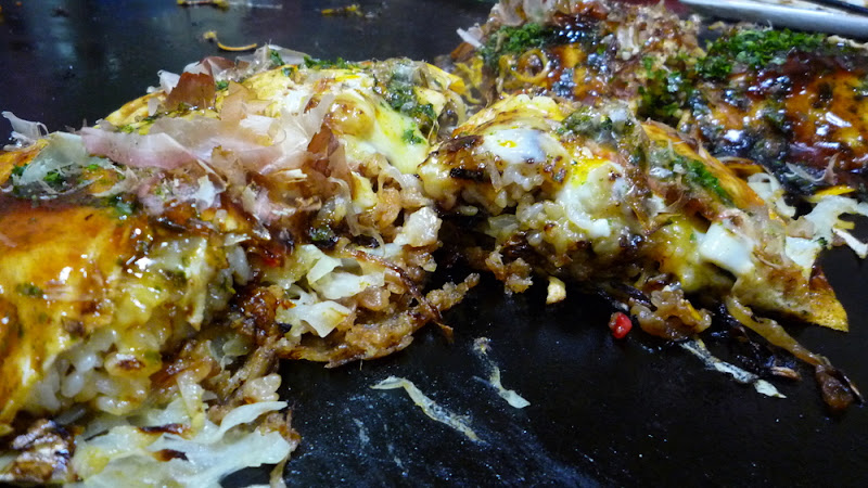 お好み焼き, okonomiyaki, モダン焼き, soba, rice, arroz, ライス, ご飯, そば, 広島風, Hiroshima, 広島焼き