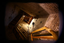 Scary steps - polished by 900 years of feet