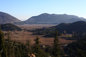 View of the valley from our campsite