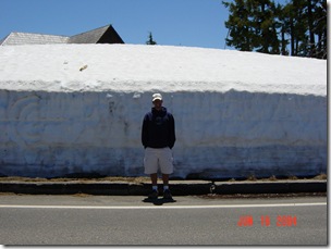 Crater Lake Snowbank