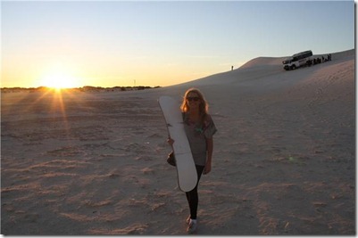 sandboarding