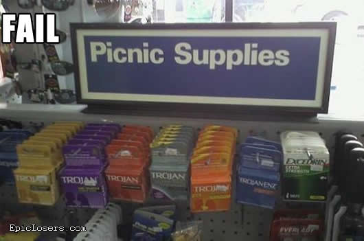Picnic Supplies FAIL