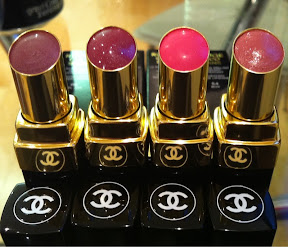 Chanel Rouge Coco Shine: Shades 66, 61. rouge coco shine 61. 