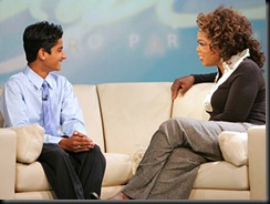 Akrit with Oprah