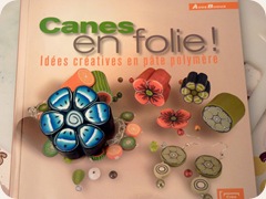 Cane fleur bleue 'canes en folie' Cane fleur bleue 'canes en folie'