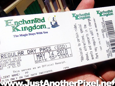 My Enchanted Kingdrom Ride-All-You-Can or Regular Day pass