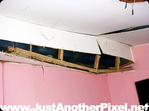 caused by termite infestation