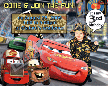 Kid Birthday Invite 3 - JustAnotherPixel.net