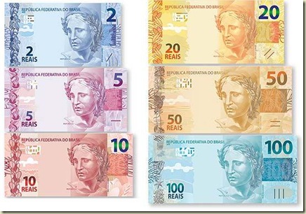 Novas cedulas Novas cedulas