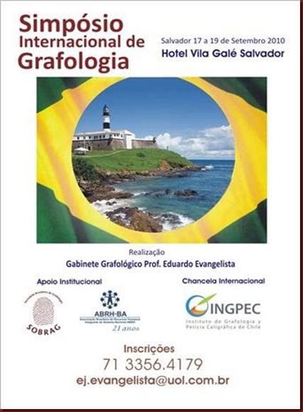 Grafologia Simpósio Internacional Grafologia Simpósio Internacional