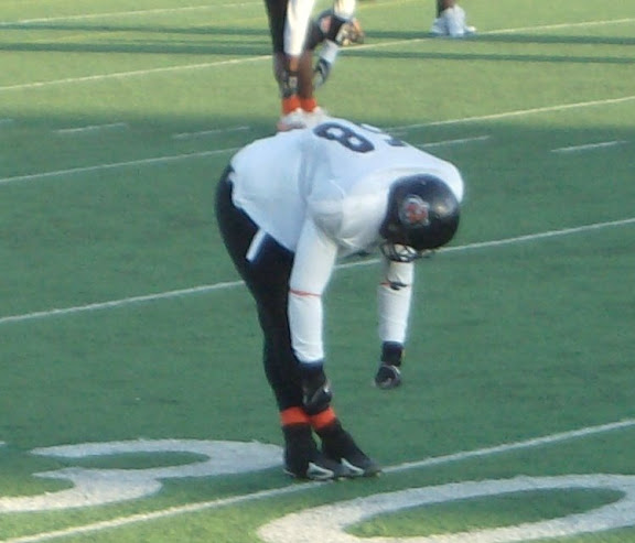A Bengal Stretches before the game