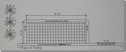 Plan of Patio w 8x8 tiles