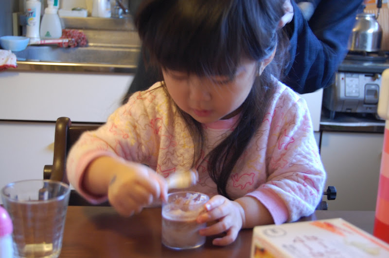 チョコレートが大好きな娘