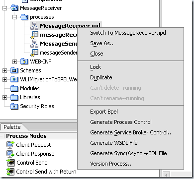 exportBPEL exportBPEL
