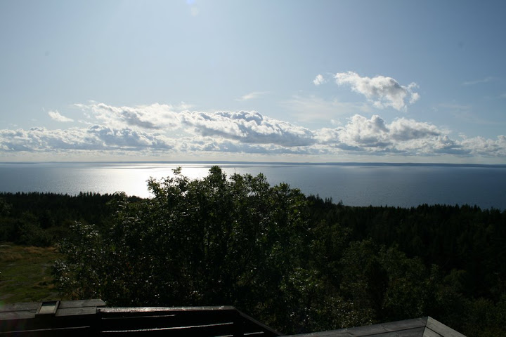 Blick auf den Vättern vom Omberg