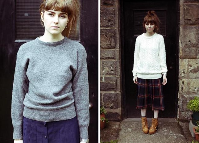 Haven't Got a Stitch to Wear are rocking out their ‘Scottish Summer’ look with amazing fisherman jumper/midi skirt combos. 