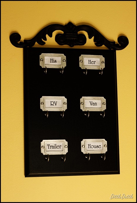 Key Holder with faux metal tags copy 1