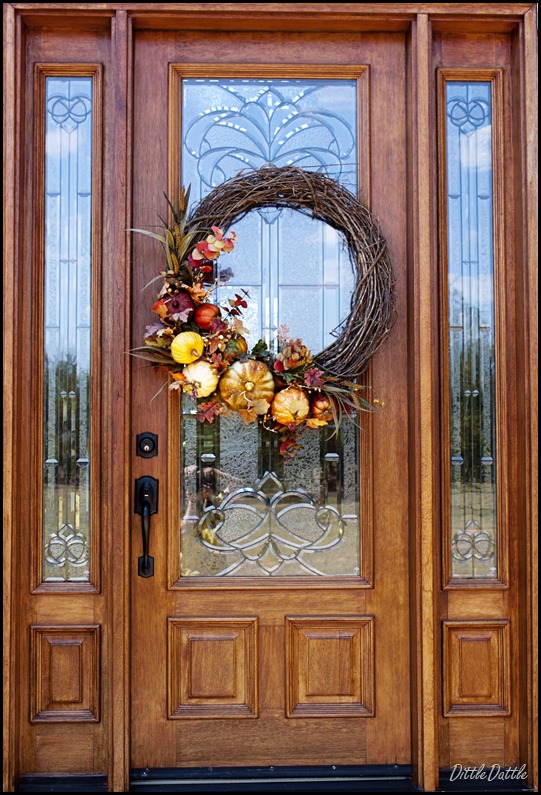 Fall Wreath Front Door