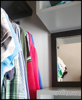 Tight shot of the Unit Shelves