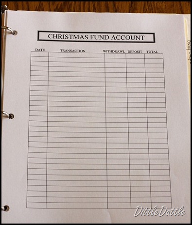 Savings Register