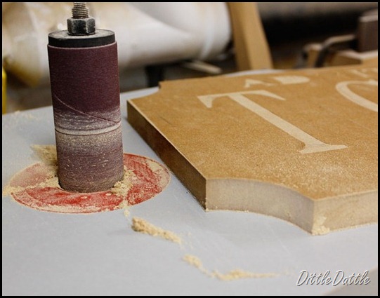 Cut-and-sanding-movie-ticket-stub-placque