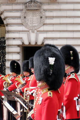 Changing of the guard at Buckingham Palace
