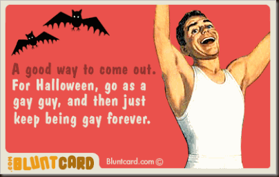 coming out card