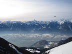 Below is Valais canton. Leysin ski station feels like a balcony.