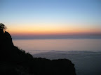 At Puertas del Cielo, near Santa Ines, we just missed the sunset :(