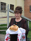 Traditional bread and salt