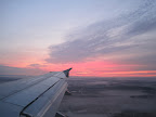 On the way to Moscow, the sun was rising the whole way