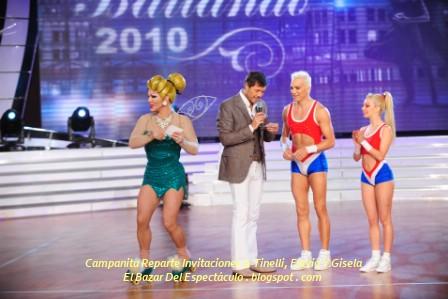 Campanita Reparte Invitaciones A Tinelli, Flavio Y Gisela.jpg