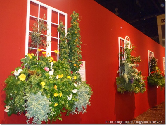 window planters at the Philly flower show